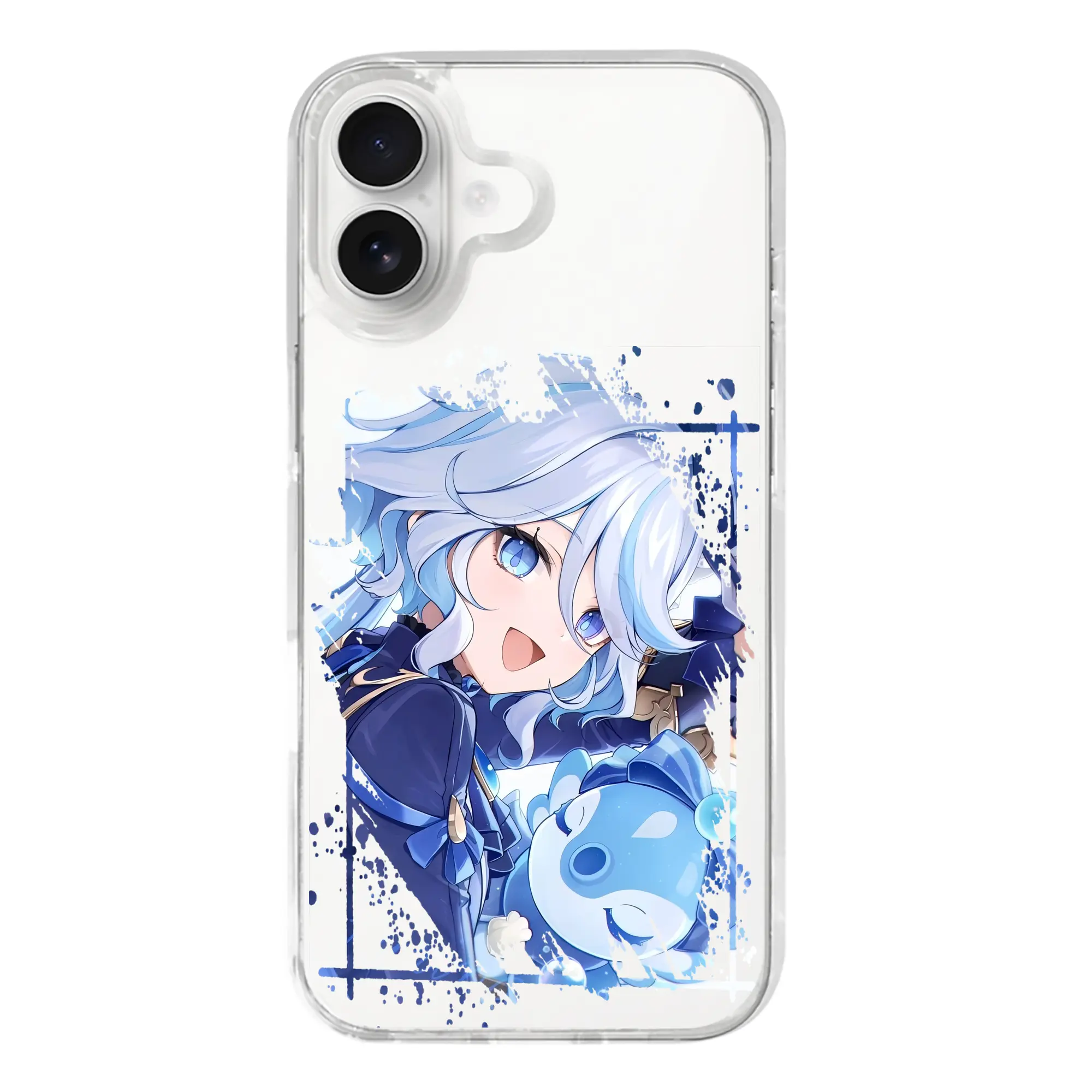 原 神 グッズ フリーナ - iPhone 17シリーズ 透明スマホケース – 薄型・耐衝撃・精密フィット保護カバー